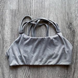 Athleta Gray Sports Bra